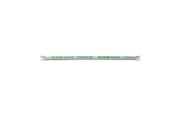 PLA Trinkhalme flexibel grün Ø 0.5 cm - 24 cm, verpackt 1/1 | TESSERA Bio Products®