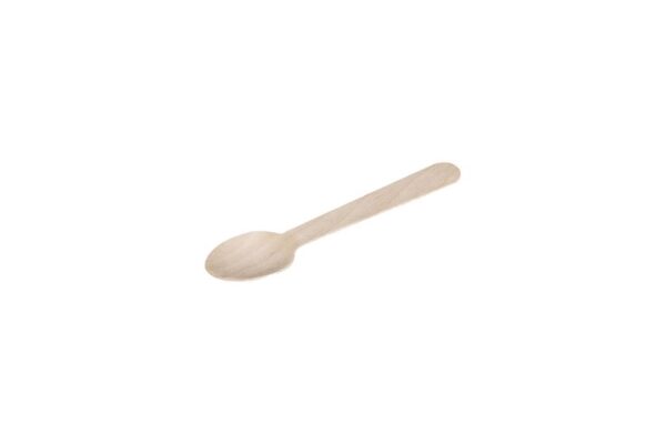 Oval wooden spoon 14 cm, Wrapped 1/1 | TESSERA Bio Products®