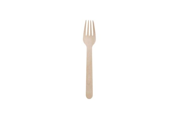 16 cm Wooden Fork, 100 pcs | TESSERA Bio Products®