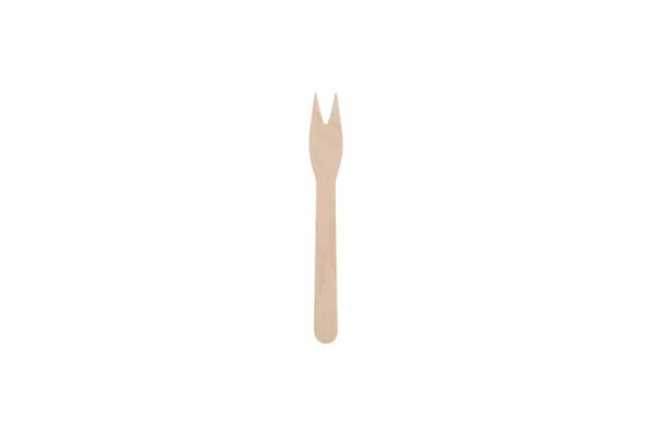 Mini Wooden Fork 8.5 cm | TESSERA Bio Products®
