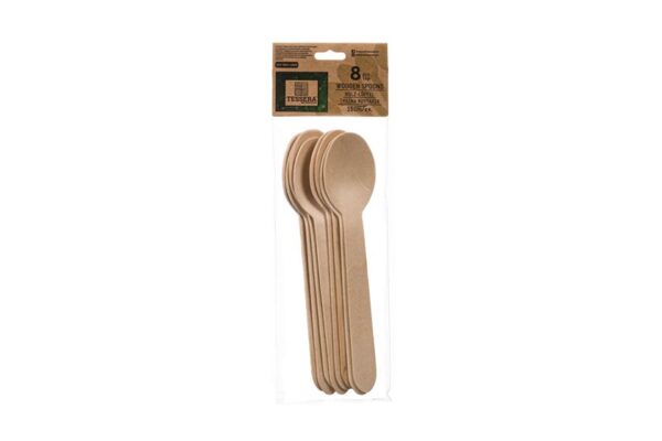 Wooden Spoons 16 cm | TESSERA Bio Products®