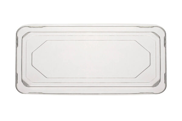 Zuckerrohr – Sushi Tray Nr. 4 mit klarem PET – Deckel 22,1 x 9,2 x 2,2 cm | TESSERA Bio Products®
