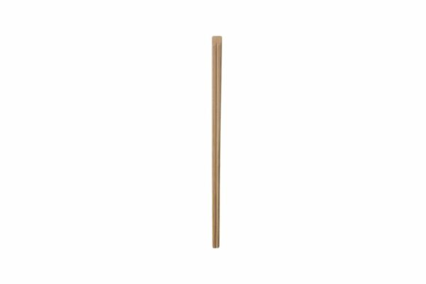 Premium Wärmebehandelte Bambus Essstäbchen, 24 cm, Einzeln Verpackt | TESSERA Bio Products®