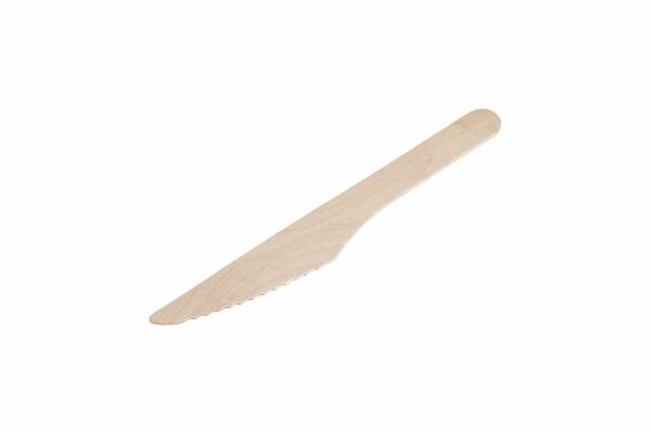 Wooden Knife 16 cm FSC, Wrapped 1/1 | TESSERA Bio Products®
