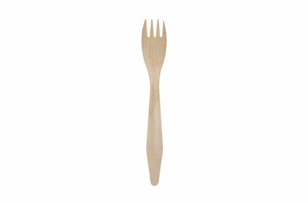 Wooden Fork 18 cm FSC® Wrapped 1/1 | TESSERA Bio Products®