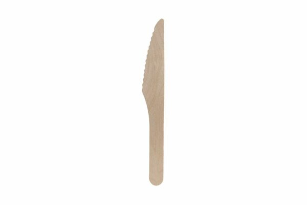 Wooden Κnives 16 cm FSC® (8 pieces). | TESSERA Bio Products®