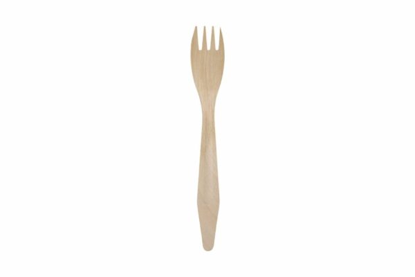 Wooden Fork 18 cm FSC | TESSERA Bio Products®