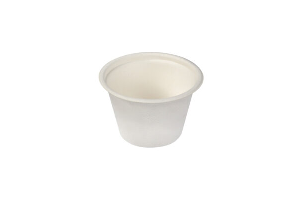 Sugarcane Dressing Cups 120ml. with lid | TESSERA Bio Products®