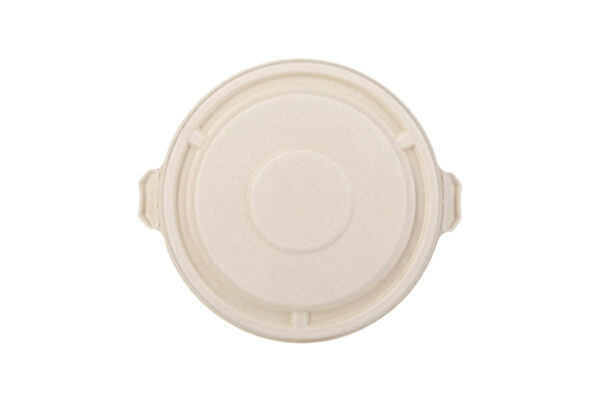 Sugarcane Safelock Lid for Sugarcane Salad Containers 750 - 1250 ml. | TESSERA Bio Products®