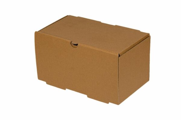 Rectangular Kraft Double Burger Food Box 22,5x13,5x12 cm. | TESSERA Bio Products®