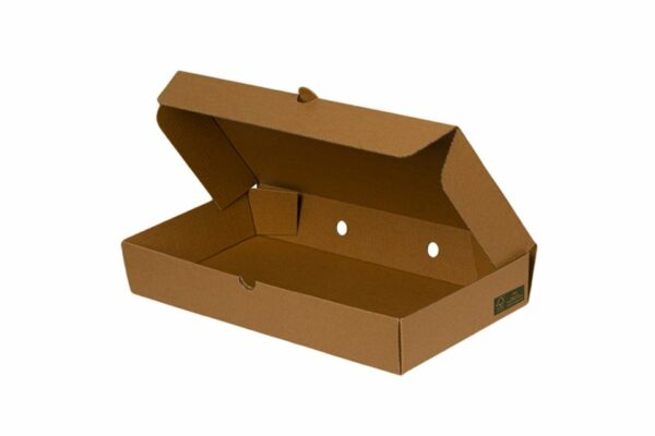 Foodboxen zum Falten aus Kraft Papier 31 x 15,5 x 5 cm | TESSERA Bio Products®