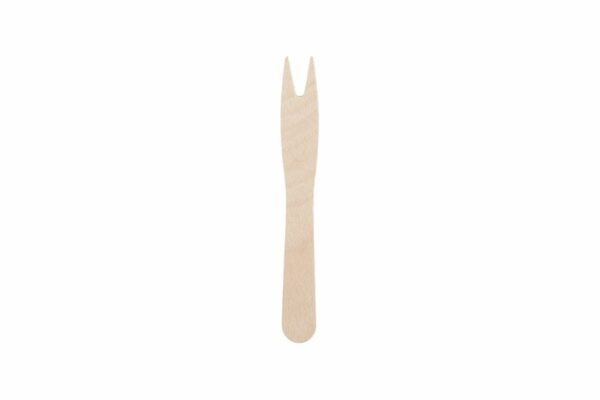 Two-prong Wooden Fork FSC® 12cm. | TESSERA Bio Products®