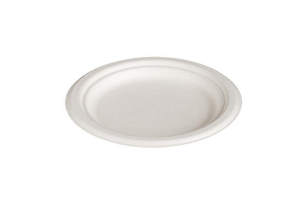 Πιάτα Στρογγυλά Ζαχαροκάλαμο Ø 23 cm. (10 τεμάχια) | TESSERA Bio Products®