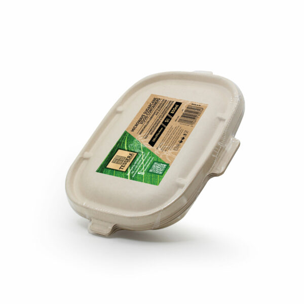 Stagione M/W Schalen & Safelock Deckel aus Zuckerrohr 850ml | TESSERA Bio Products®