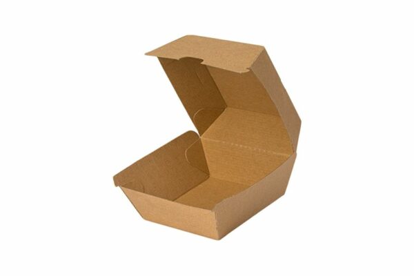 Kraft Paper Burger Boxes FSC® Dura Series | TESSERA Bio Products®