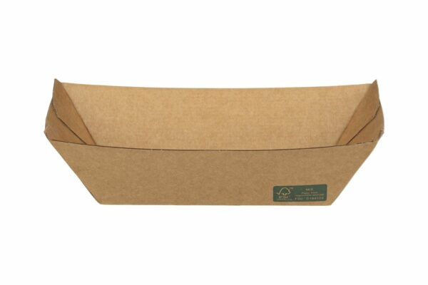 Kraft paper food tray FSC® Dura Series 23oz. | TESSERA Bio Products®