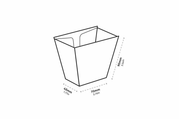 Σκεύος Φαγητού Χαρτί Κraft FSC® Chip Box Dura Series 10x50τεμ. | TESSERA Bio Products®