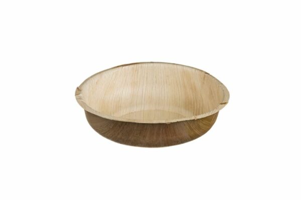 Palm leaf bowl, 250ml, round,10x10pcs. | TESSERA Bio Products®