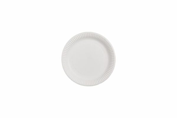 White Paper Plates 15cm. | TESSERA Bio Products®