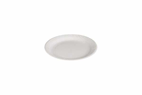 White Paper Plates 15cm. | TESSERA Bio Products®