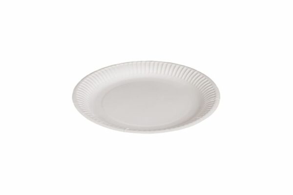 Χάρτινο Πιάτο FSC® Λευκό 20,5 cm. | TESSERA Bio Products®