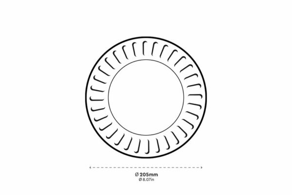 White Paper Plate FSC® 20.5cm. | TESSERA Bio Products®