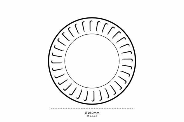 Χάρτινα Πιάτα FSC® Λευκά Ø23 cm. | TESSERA Bio Products®