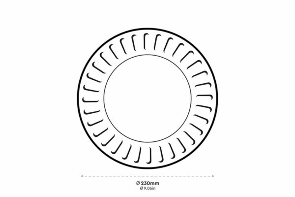 Round Kraft Paper Plate Ø 23 cm | TESSERA Bio Products®