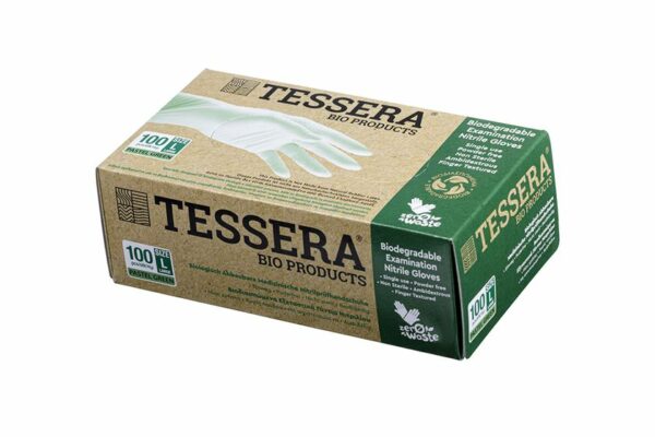 Γάντια Νιτριλίου Βιοδιασπώμενα Large | TESSERA Bio Products®