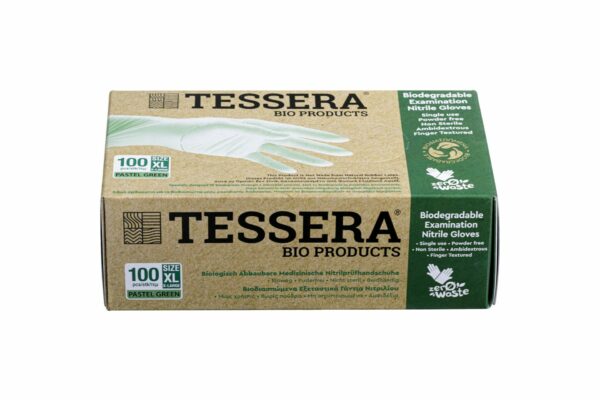 Biodegradable Nitrile Gloves Extra Large | TESSERA Bio Products®