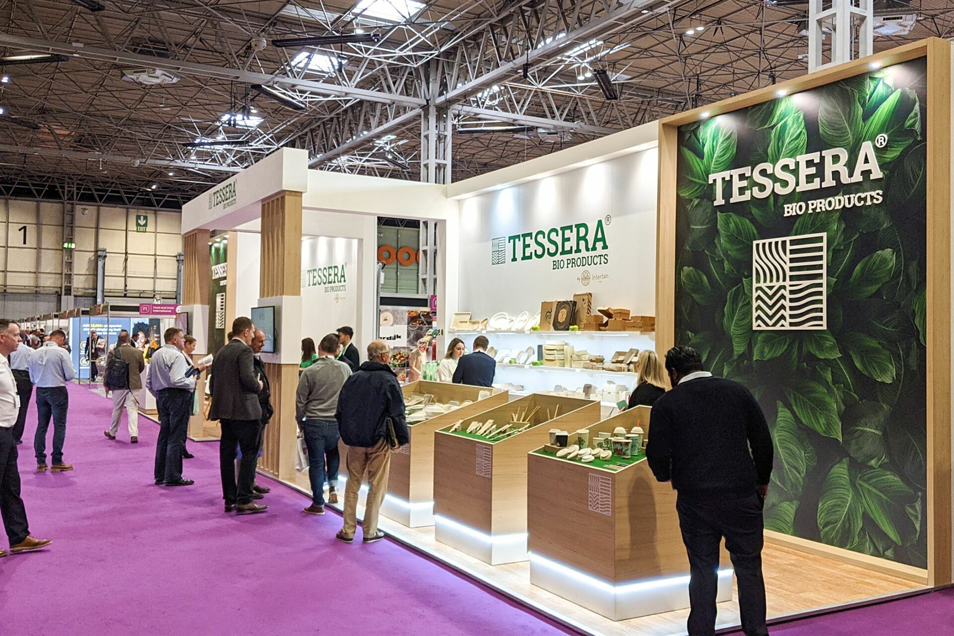 Η TESSERA Bio Products® στην Αγγλία, για το Packaging Innovations Expo | TESSERA Bio Products®