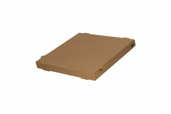 Χάρτινα Κουτιά Πίτσας Kraft FSC® Aτύπωτα 26x26x4cm. | TESSERA Bio Products®