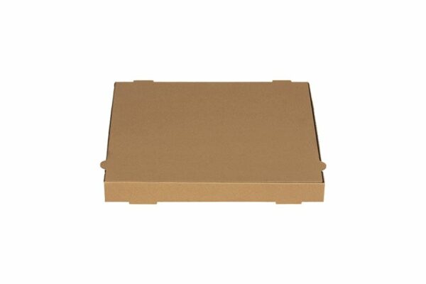 Kraft Paper Pizza Boxes Νο Design 26x26x4cm | TESSERA Bio Products®