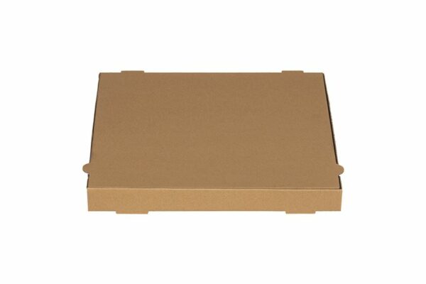 Kraft Paper Pizza Boxes Νο Design FSC® 30x30x4 cm. | TESSERA Bio Products®