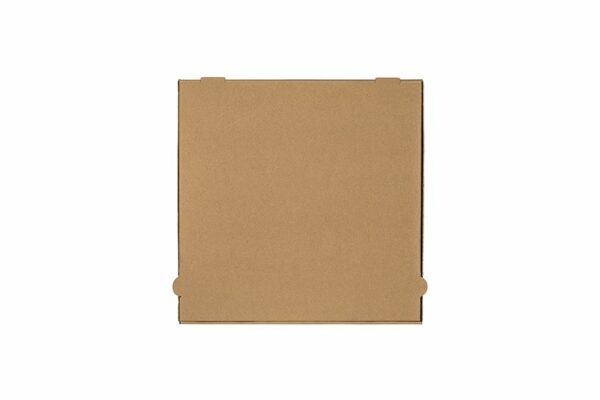 Χάρτινα Κουτιά Πίτσας Kraft Aτύπωτα 33x33x4cm. | TESSERA Bio Products®