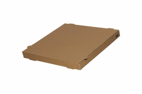 Kraft Paper Pizza Boxes FSC® Νο Design 33x33x4 cm. | TESSERA Bio Products®