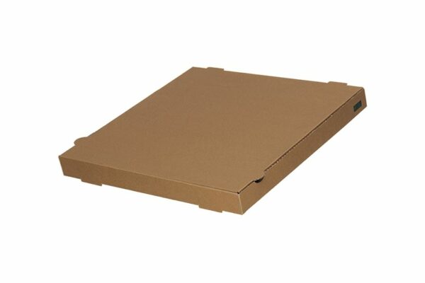 Kraft Paper Pizza Boxes Νο Design FSC® 36x36x4,2cm. | TESSERA Bio Products®