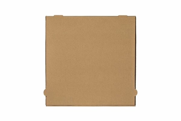 Χάρτινα Κουτιά Πίτσας Kraft Aτύπωτα FSC® 40x40x4.2cm. | TESSERA Bio Products®