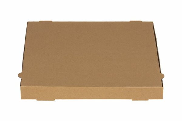 Χάρτινα Κουτιά Πίτσας Kraft Aτύπωτα 40x40x4,2 cm. | TESSERA Bio Products®