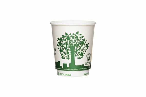 Χάρτινο Waterbased Ποτήρι 8oz Green City | TESSERA Bio Products®