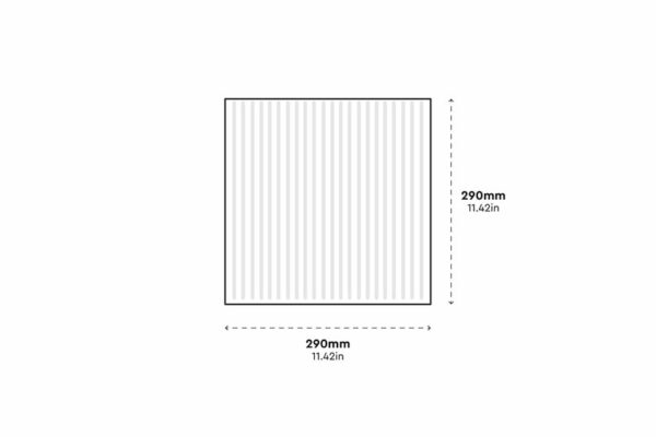 Δίφυλλος Πάτος για Κουτιά Πίτσας 29x29 cm. | TESSERA Bio Products®
