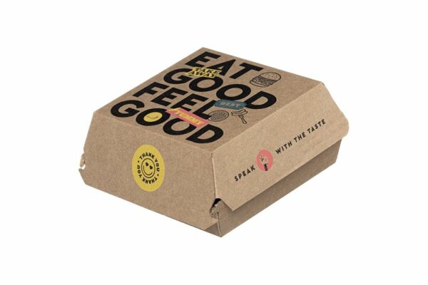 Kraft Paper Hamburger Boxes FSC® DURA Series | TESSERA Bio Products®