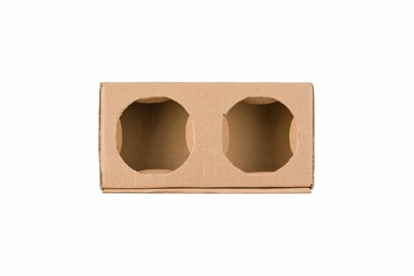 Kraft Paper Cupholders 2-compartments | TESSERA Bio Products®
