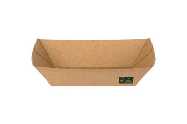 Kraft paper food tray FSC® Dura Series 13oz. | TESSERA Bio Products®