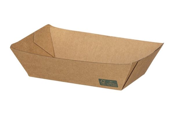Kraft paper food tray FSC® Dura Series 32oz. | TESSERA Bio Products®