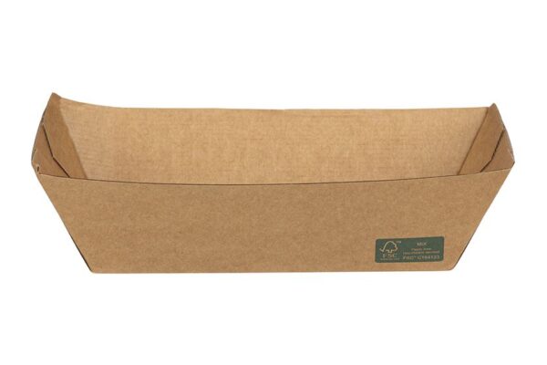 Kraft paper food tray FSC® Dura Series 32oz. | TESSERA Bio Products®