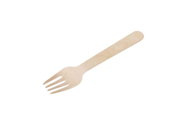 Wooden Forks FSC® Unwaxed 14 cm. | TESSERA Bio Products®