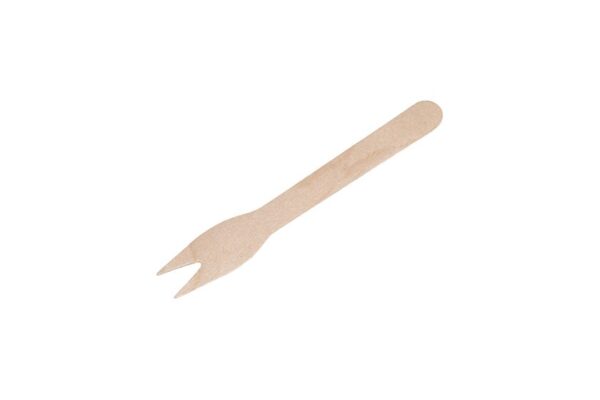 Wooden Mini Forks FSC® Unwaxed 8,5 cm. | TESSERA Bio Products®