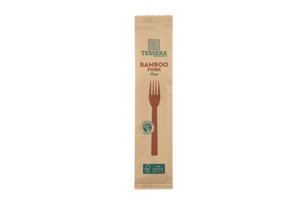 Πιρούνια από Bamboo Ίσια Συσκ/να 1/1 17cm. | TESSERA Bio Products®
