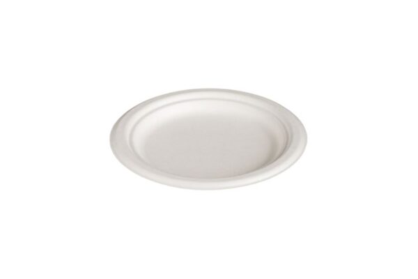 Στρογγυλά Πιάτα Ζαχαροκάλαμο Ø 18 cm. (10 τεμάχια) | TESSERA Bio Products®